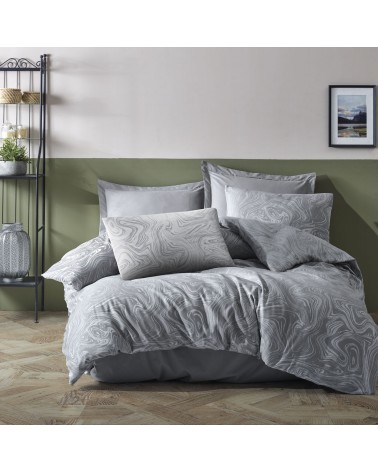 Pościel bawełna 200x220 + 2x70x80 Marble Grey Jaquard Darymex