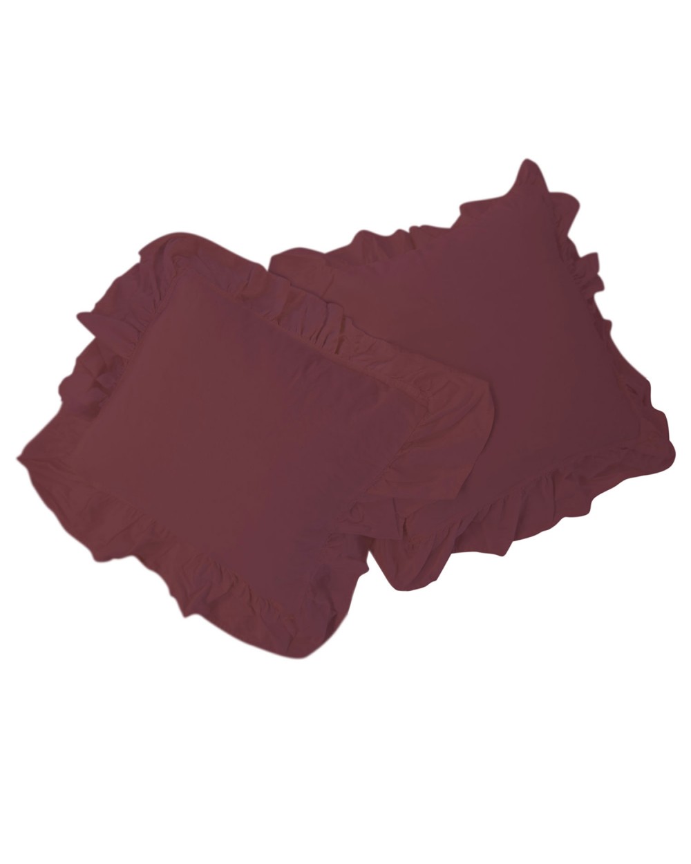 Poszewka bawełniana 40x40 x2 szt STONEWASHED raspberry Darymex