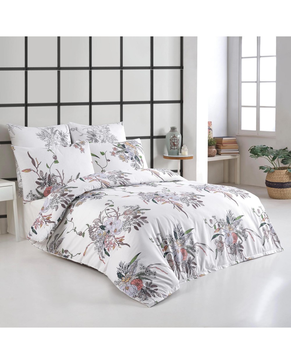 Pościel satyna bawełniana 160x200 + 2x70x80 Salom Exclusive Darymex