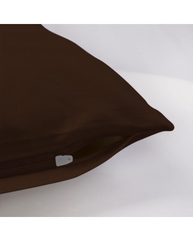 Poszewka satyna bawełniana 50x70 brąz Darymex