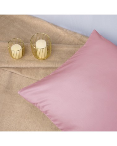 Poszewka satyna bawełniana 50x70 wrzos Darymex