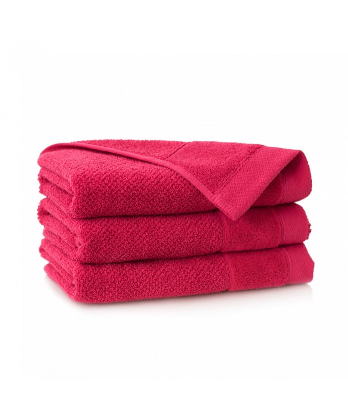 Ręcznik Zwoltex Smooth bawełna malinowy