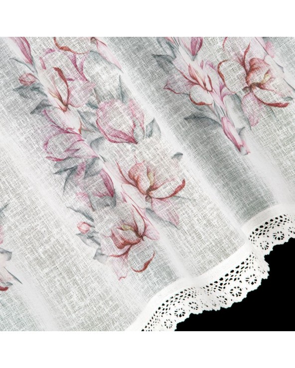 Zazdrostka 150x60 Suzy biała/różowa Eurofirany 