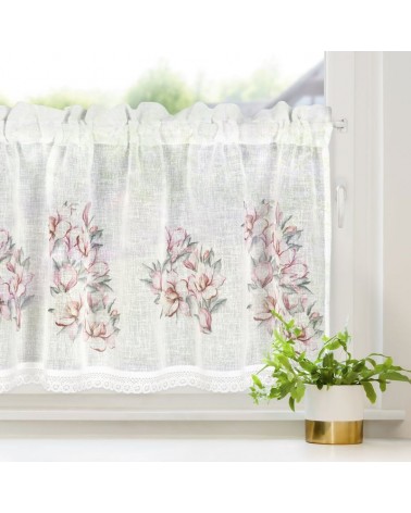 Zazdrostka 150x60 Suzy biała/różowa Eurofirany 