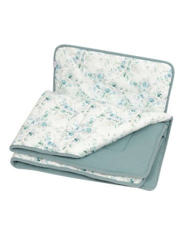 Komplet muślinowy 100x135 + 40x60 miętowy/łapacz snów z wypełnieniem BabyMatex