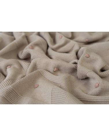 Kocyk bambusowy 80x100 Accent cappucino BabyMatex