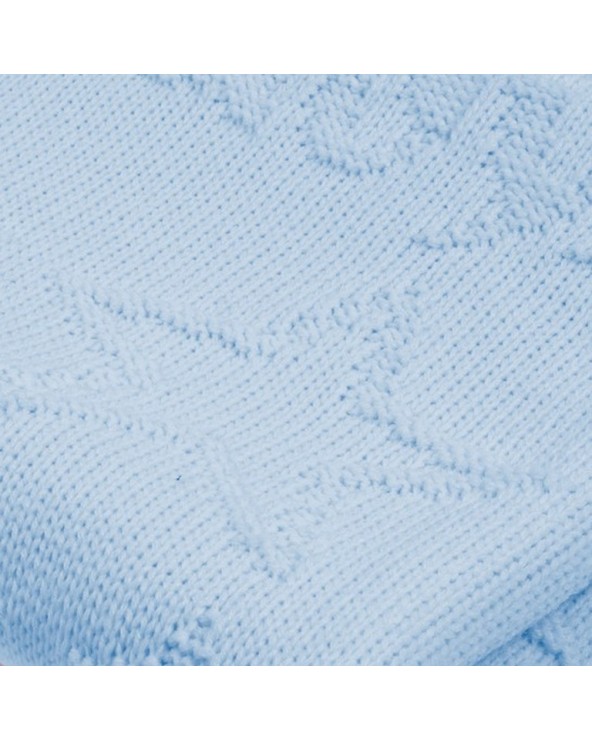 Kocyk akrylowy 75x100 niebieski BabyMatex