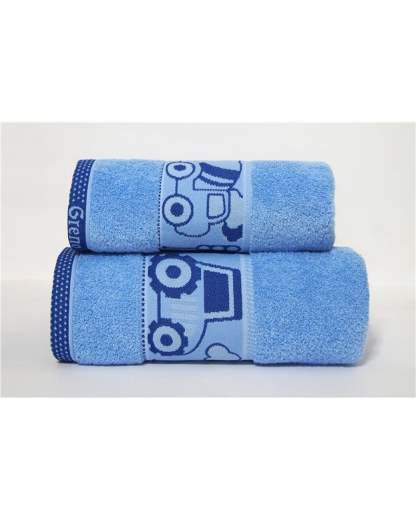 Ręcznik bawełna 70x125 Kids Autka niebieski Greno