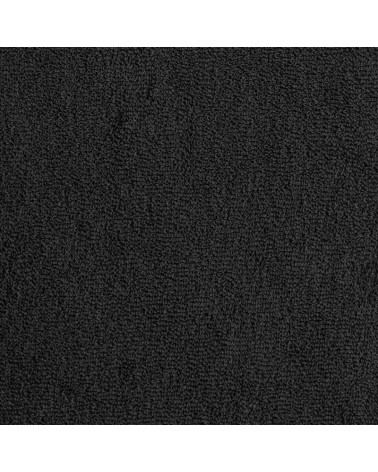 Prześcieradło bawełna frotte 140x200x20 z gumką czarne Eurofirany