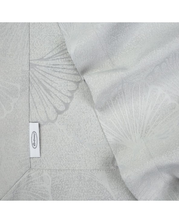 Obrus plamoodporny 145x350 Doris srebrny Eurofirany