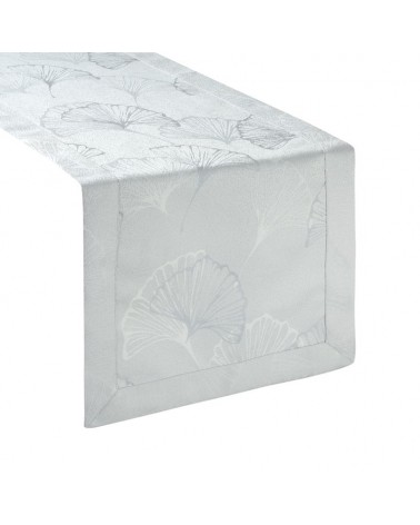 Bieżnik plamoodporny 40x140 Doris srebrny Eurofirany