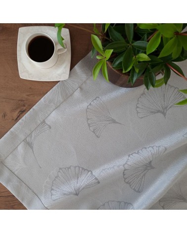 Bieżnik plamoodporny 40x140 Doris srebrny Eurofirany