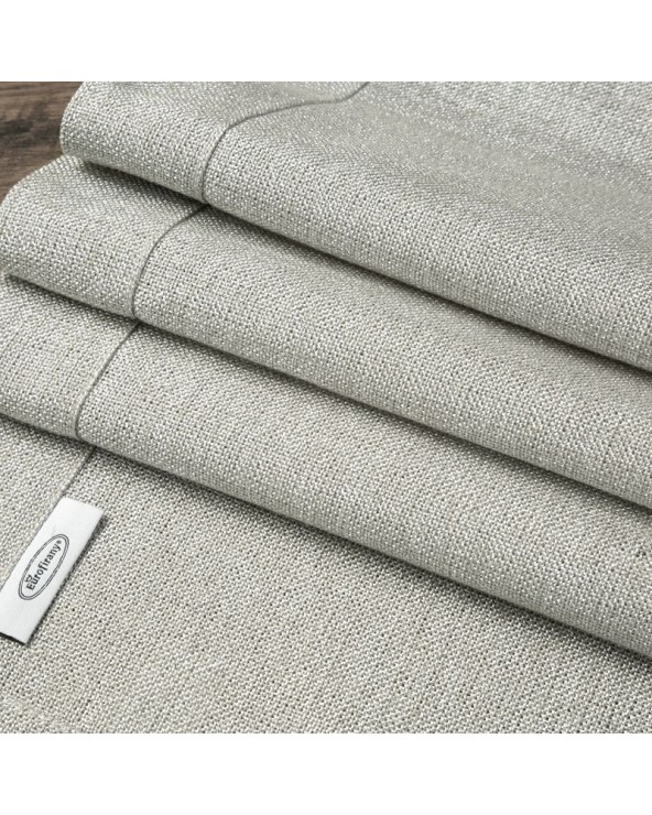 Obrus 145x400 Stella 2 srebrny Eurofirany