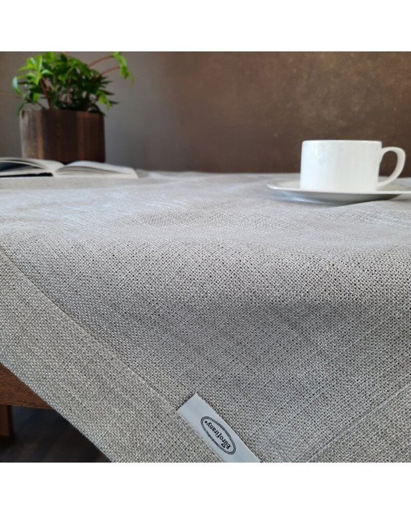 Obrus 145x400 Stella 2 srebrny Eurofirany