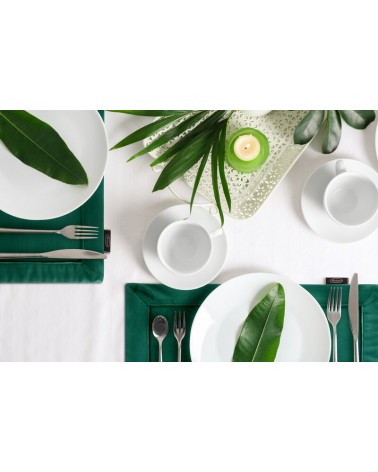 Obrus 145x350 Velvet biały Eurofirany 