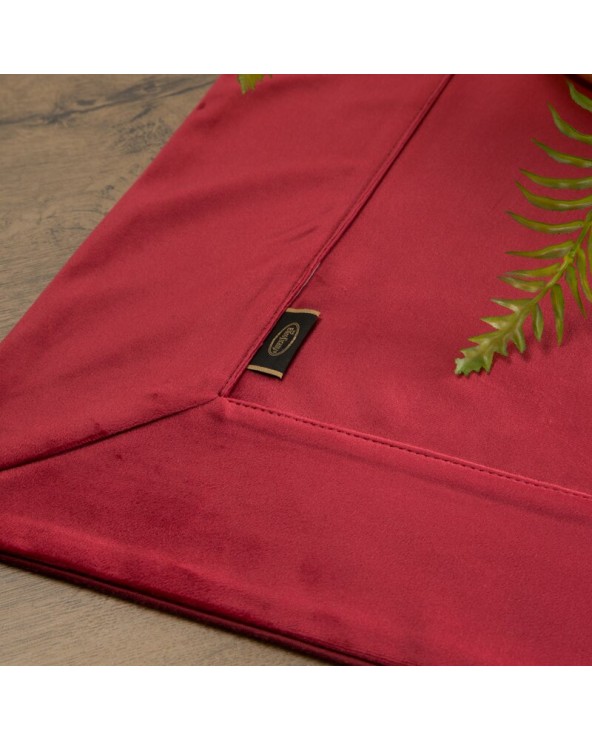 Obrus 145x300 Velvet bordowy Eurofirany