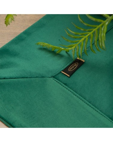 Obrus 85x85 Velvet ciemnozielony Eurofirany 