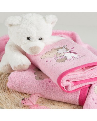 Ręcznik bawełna 50x90 Baby 43 różowy Eurofirany