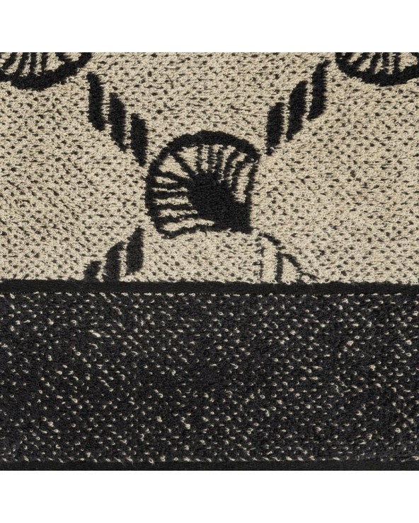 Ręcznik bawełna 70x140 Dorian czarny/grafitowy Eurofirany