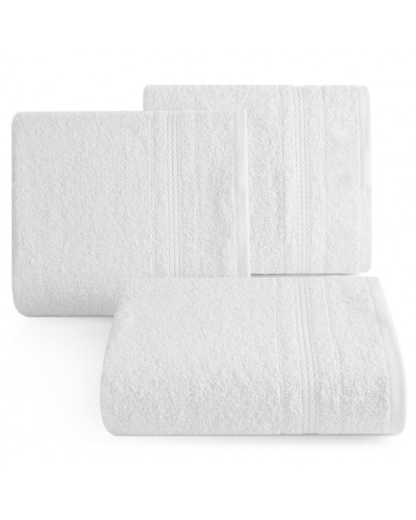 Ręcznik bawełna 30x50 Elma 01 biały Eurofirany