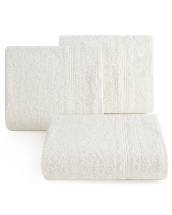 Ręcznik bawełna 30x50 Elma 02 kremowy Eurofirany