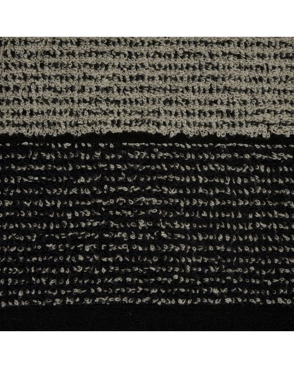 Ręcznik bawełna 70x140 Leon czarny/grafitowy Eurofirany