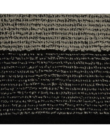 Ręcznik bawełna 70x140 Leon czarny/grafitowy Eurofirany