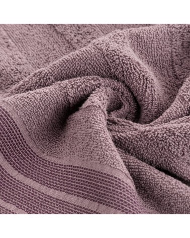 Ręcznik bawełna 70x140 Pati 10 ciemnoliliowy Eurofirany