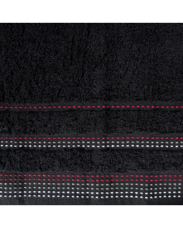 Ręcznik bawełna 70x140 Pola 21 czarny Eurofirany