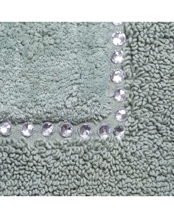 Dywanik bawełna z kryształkami 50x70 Chic miętowy Eurofirany