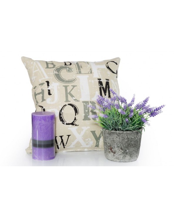 Poszewka 40x40 Alfie beżowa Eurofirany