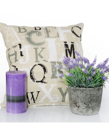 Poszewka 40x40 Alfie beżowa Eurofirany