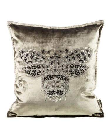 Poszewka velvet 45x45 Royal 2 ciemnobeżowa Eurofirany