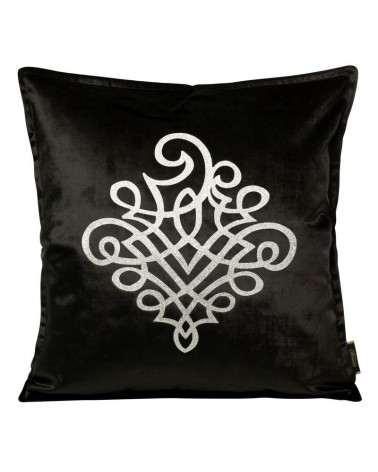 Poszewka velvet 45x45 Royal 3 czarna Eurofirany