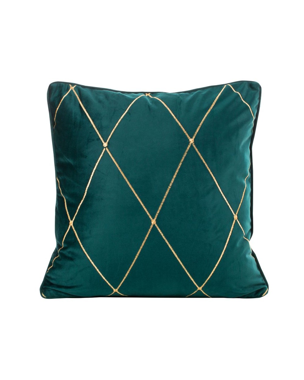 Poszewka velvet 45x45 Margo ciemnoturkusowa Eurofirany 