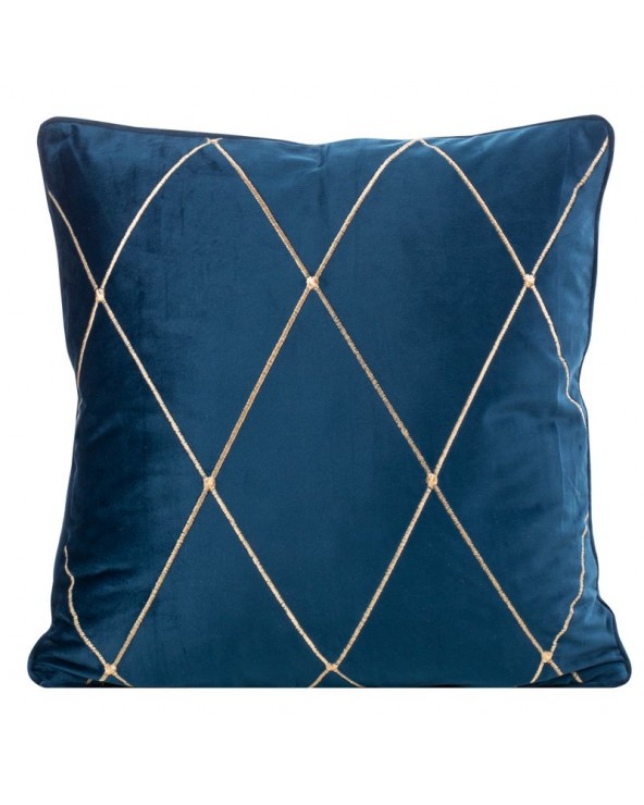Poszewka velvet 45x45 Margo granatowa  Eurofirany 