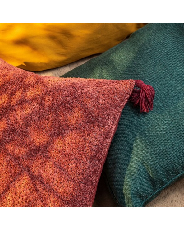 Poszewka pluszowa 45x45 Morocco 1 ceglasta Eurofirany