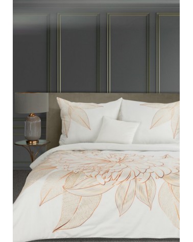 Pościel makosatyna bawełniana 160x200 + 2x70x80 Blanca 8 Eurofirany 