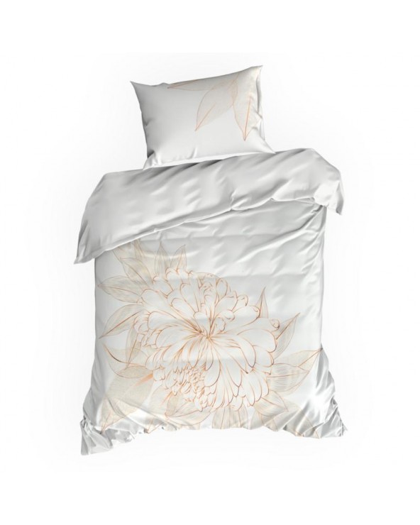 Pościel makosatyna bawełniana 160x200 + 2x70x80 Blanca 8 Eurofirany 
