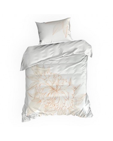 Pościel makosatyna bawełniana 160x200 + 2x70x80 Blanca 8 Eurofirany 