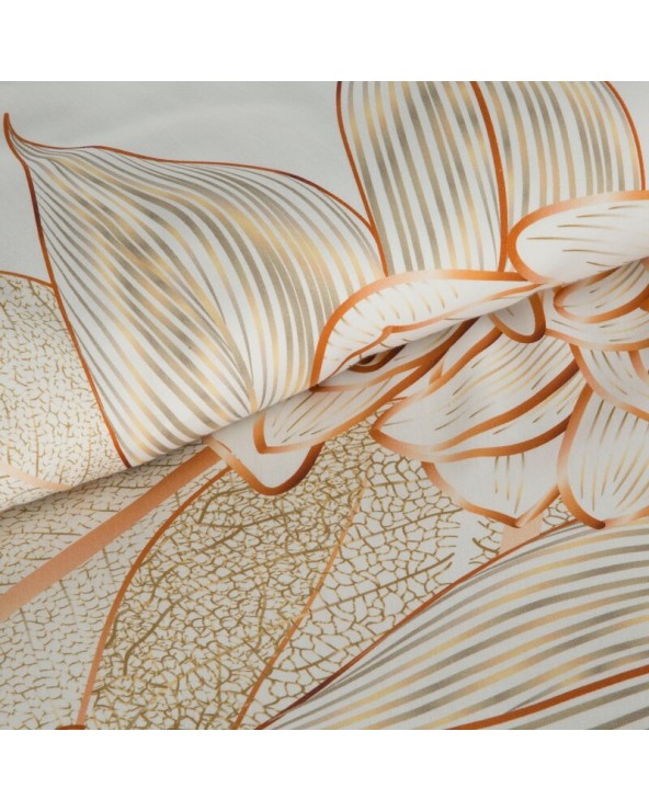 Pościel makosatyna bawełniana 160x200 + 2x70x80 Blanca 8 Eurofirany 