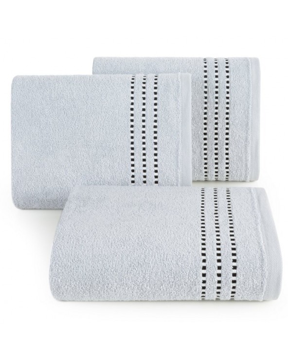 Ręcznik bawełna 50x90 Fiore 02 srebrny Eurofirany 