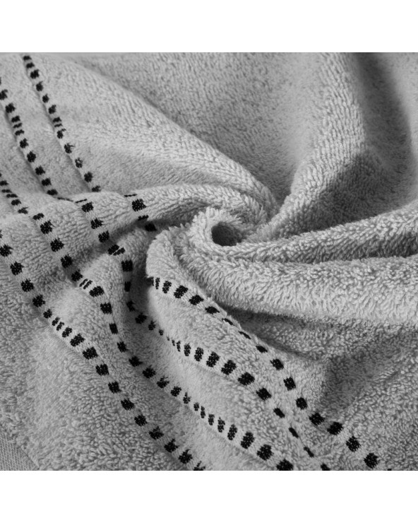 Ręcznik bawełna 30x50 Fiore 03 stalowy Eurofirany 