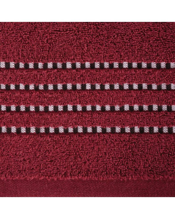 Ręcznik bawełna 50x90 Fiore 16 czerwony Eurofirany