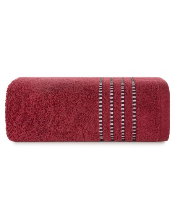 Ręcznik bawełna 70x140 Fiore 16 czerwony Eurofirany