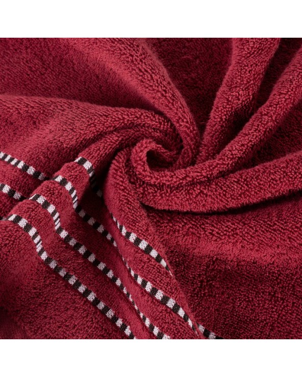 Ręcznik bawełna 70x140 Fiore 16 czerwony Eurofirany