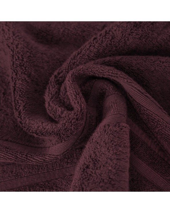Ręcznik bawełna 50x90 Lavin bordowy Eurofirany 