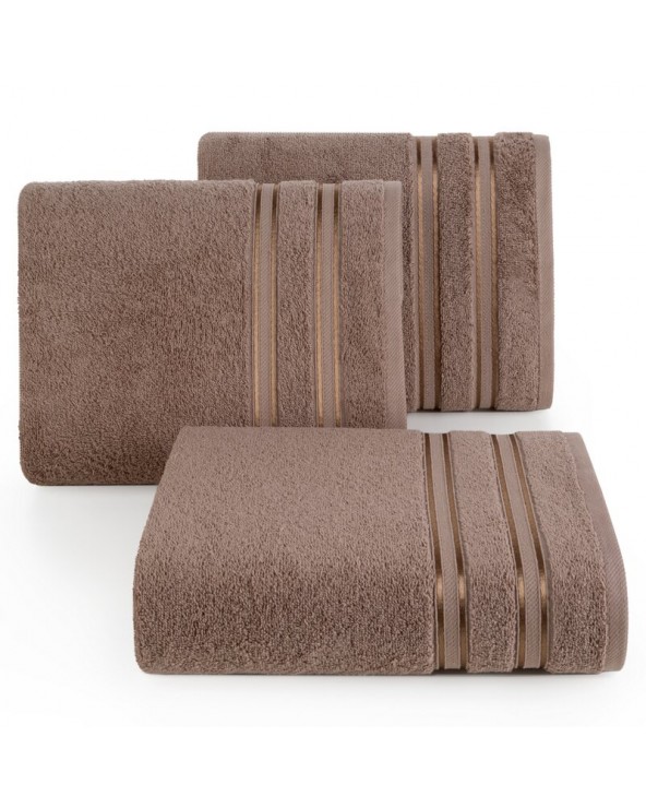 Ręcznik bawełna 30x50 Manola brązowy Eurofirany 