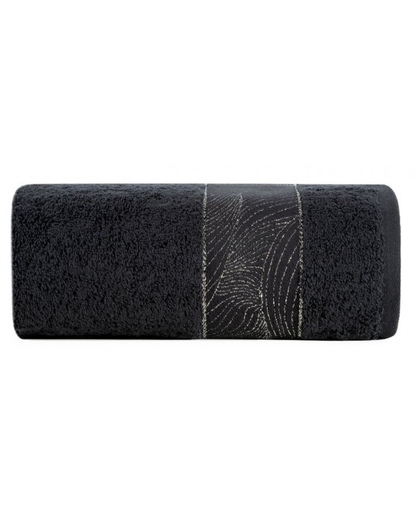 Ręcznik bawełna 70x140 Mariel czarny Eurofirany 