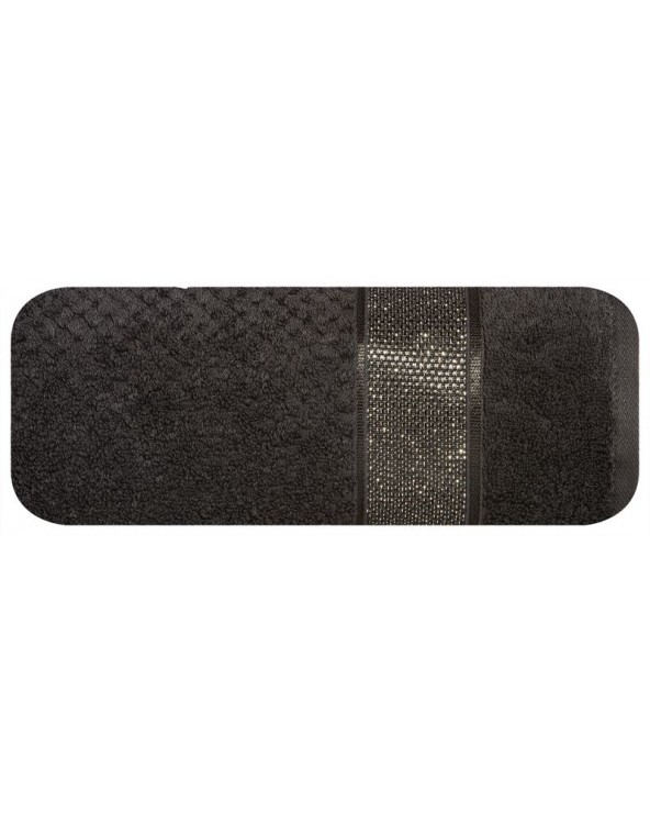Ręcznik bawełna 70x140 Milan czarny Eurofirany 